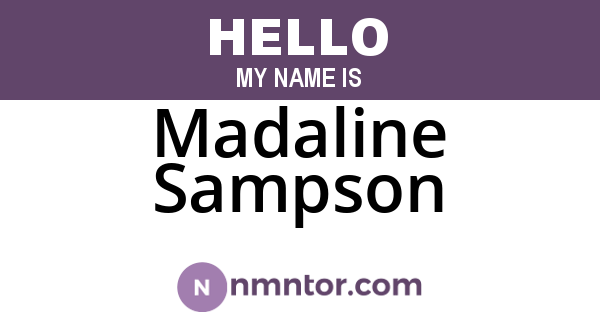Madaline Sampson