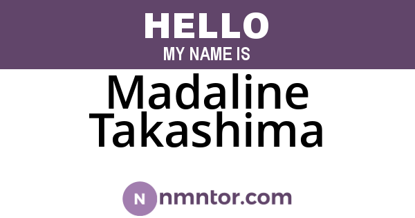 Madaline Takashima