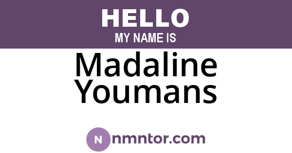 Madaline Youmans