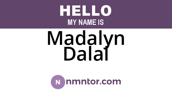 Madalyn Dalal