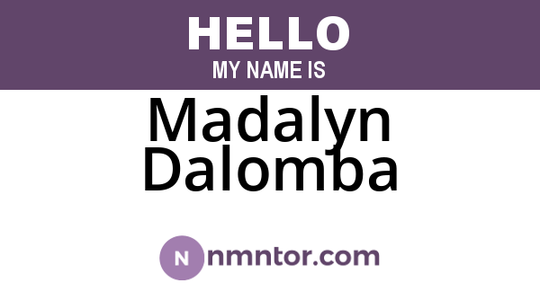 Madalyn Dalomba