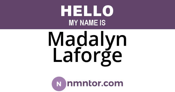 Madalyn Laforge