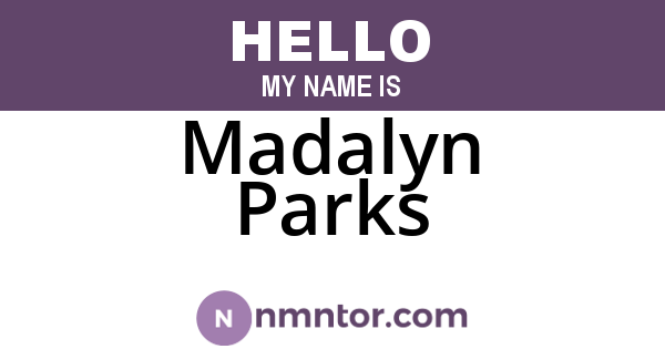 Madalyn Parks
