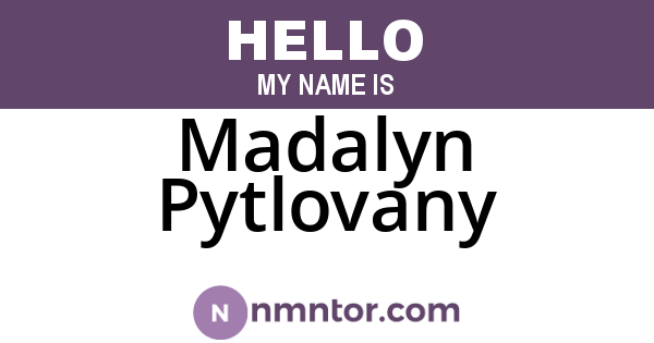 Madalyn Pytlovany