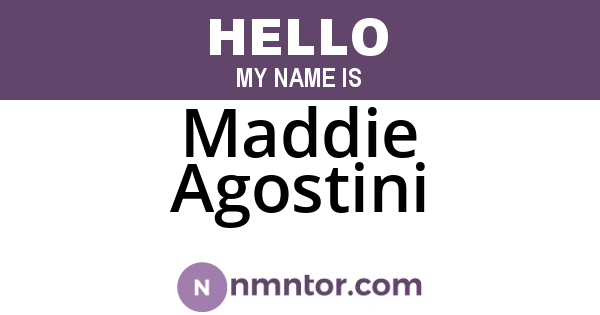 Maddie Agostini