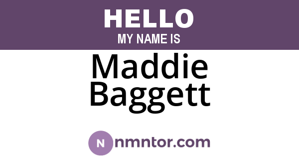 Maddie Baggett