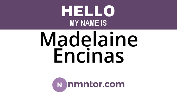 Madelaine Encinas