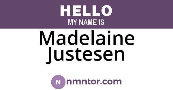 Madelaine Justesen