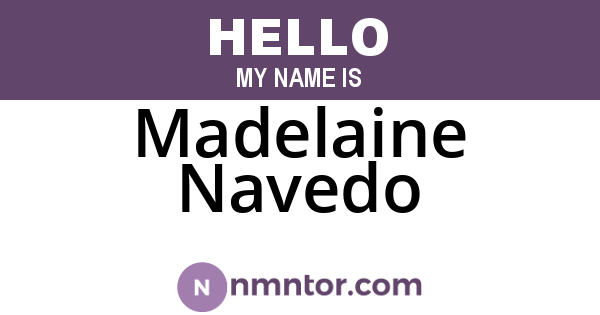 Madelaine Navedo