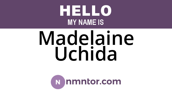 Madelaine Uchida