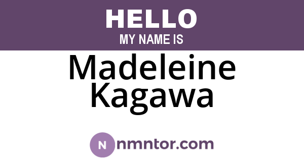 Madeleine Kagawa