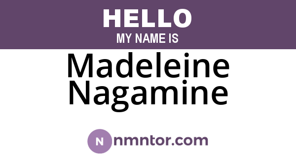 Madeleine Nagamine