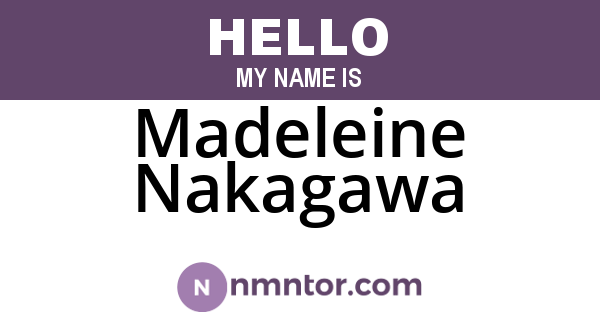 Madeleine Nakagawa