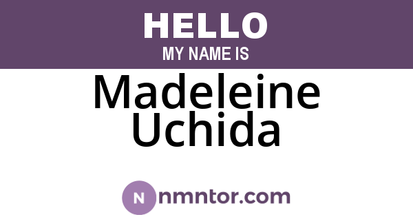 Madeleine Uchida