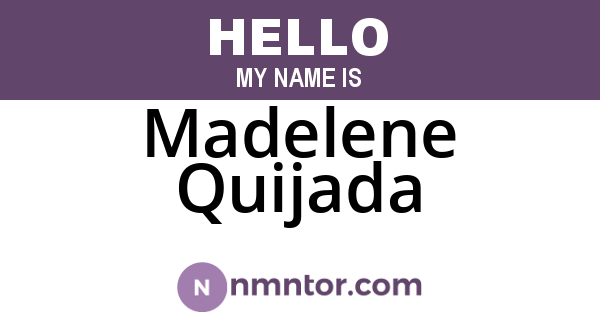 Madelene Quijada
