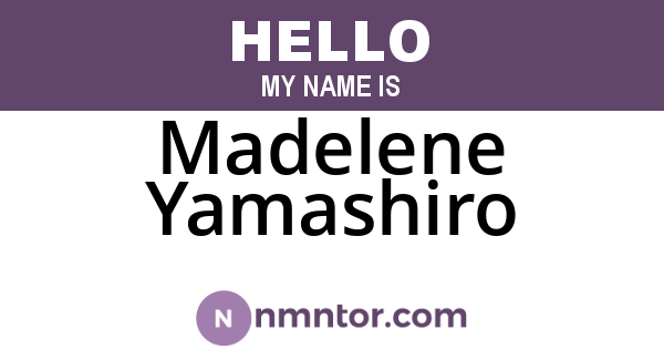 Madelene Yamashiro