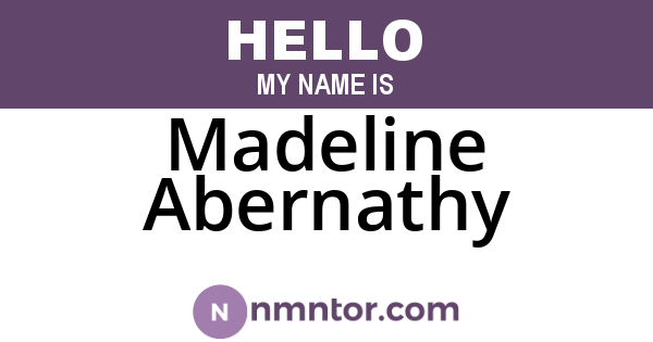 Madeline Abernathy