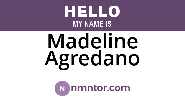 Madeline Agredano