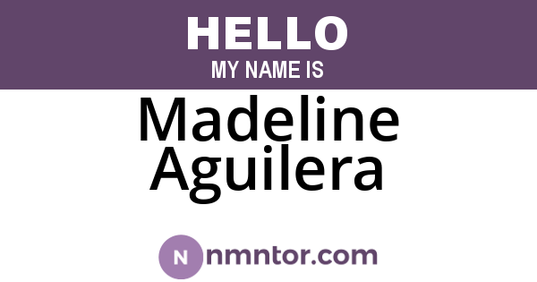 Madeline Aguilera