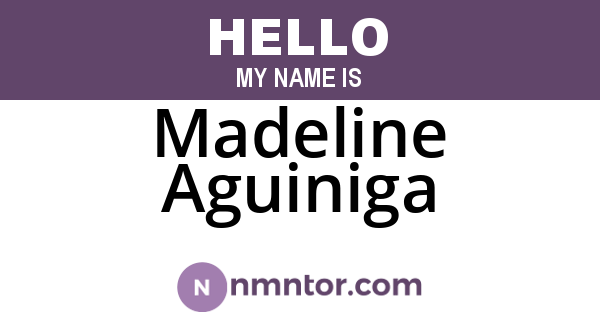 Madeline Aguiniga