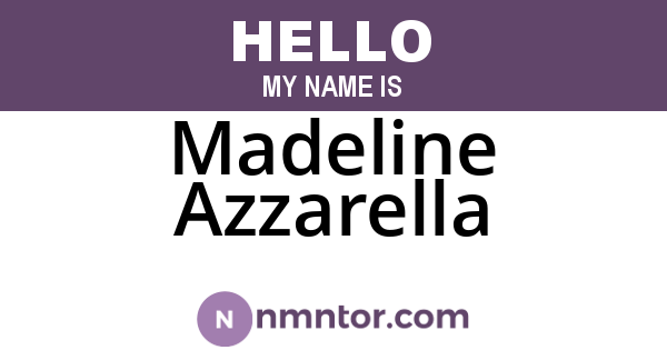Madeline Azzarella