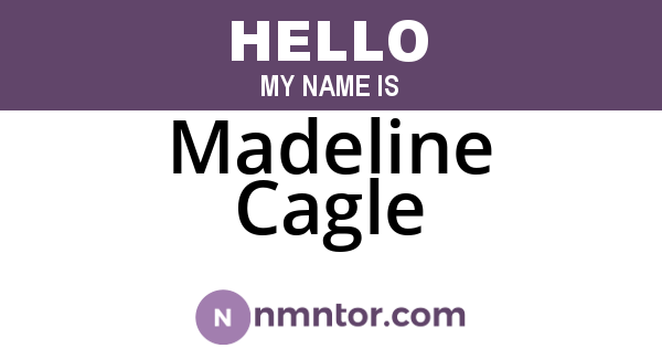 Madeline Cagle