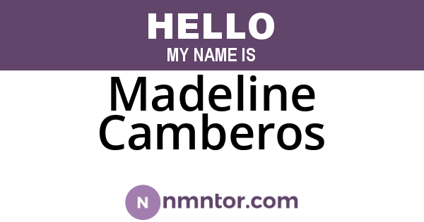 Madeline Camberos
