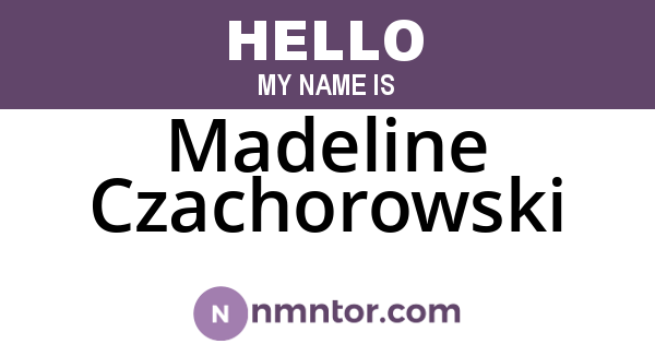 Madeline Czachorowski