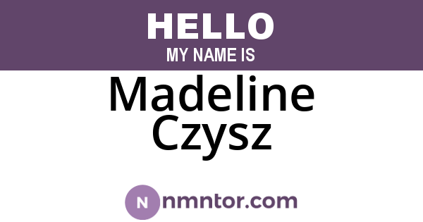 Madeline Czysz