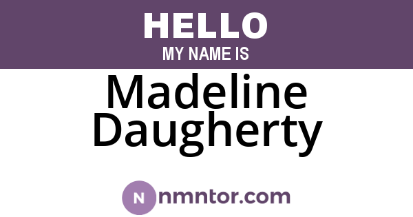 Madeline Daugherty