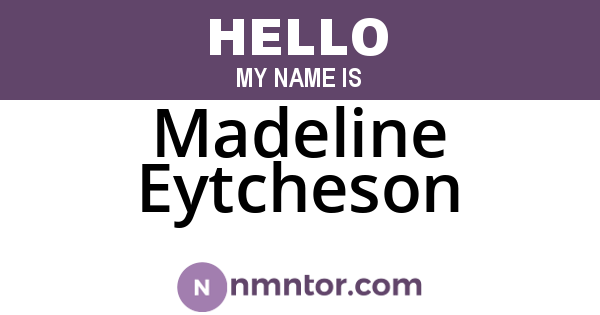 Madeline Eytcheson