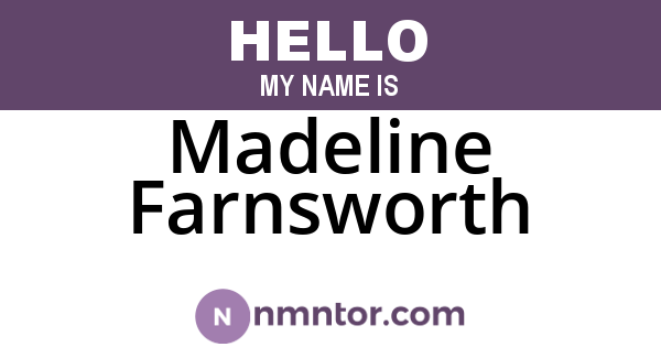 Madeline Farnsworth