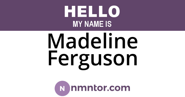 Madeline Ferguson