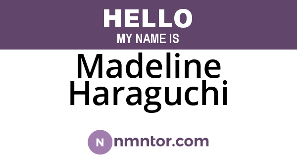 Madeline Haraguchi