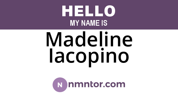Madeline Iacopino