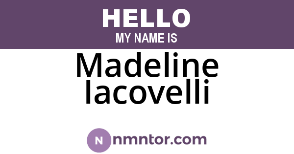 Madeline Iacovelli