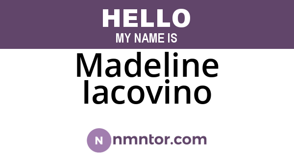 Madeline Iacovino