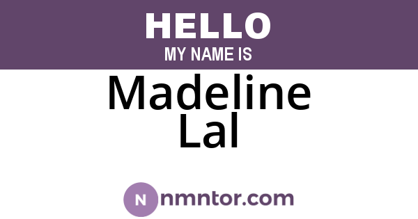 Madeline Lal