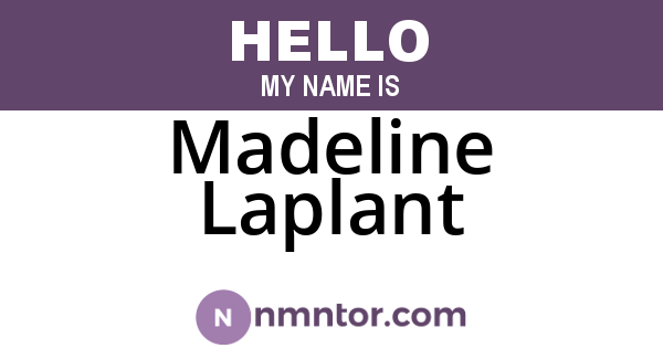 Madeline Laplant