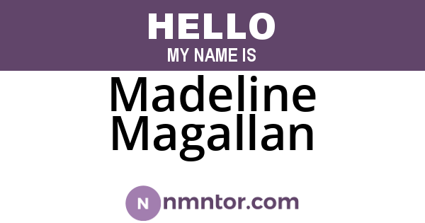 Madeline Magallan