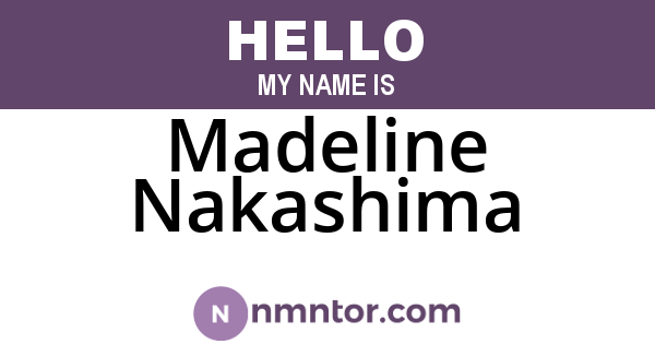 Madeline Nakashima