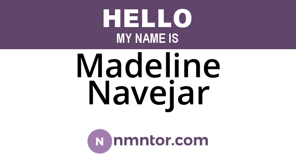 Madeline Navejar