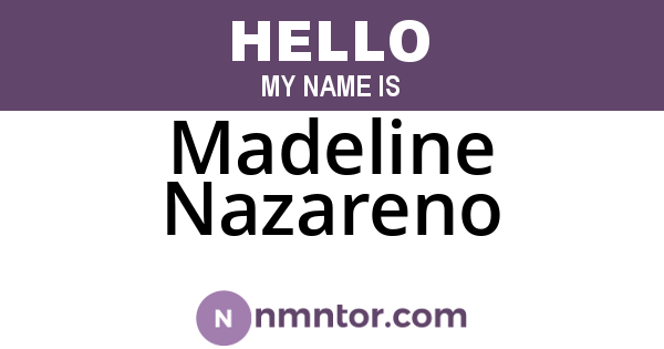 Madeline Nazareno