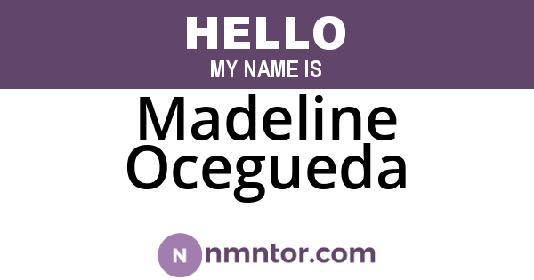 Madeline Ocegueda