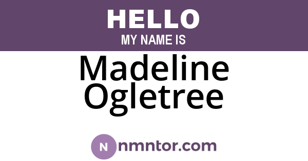 Madeline Ogletree