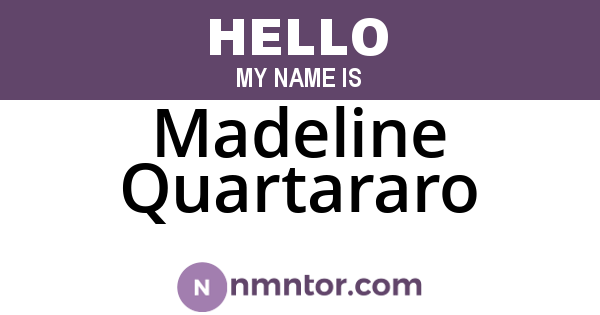 Madeline Quartararo
