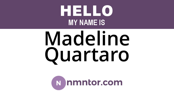 Madeline Quartaro
