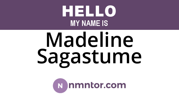 Madeline Sagastume