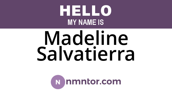Madeline Salvatierra