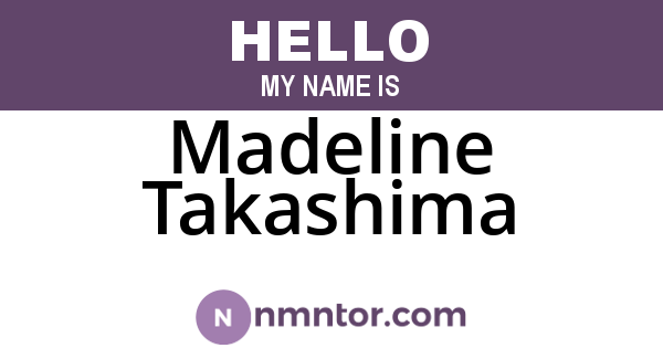 Madeline Takashima